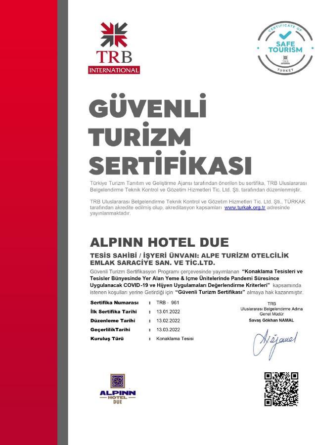 Alpinn Hotel Due Istanbul Exteriör bild